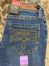 Load image into Gallery viewer, Women’s Rock&amp;Roll Raised Bootstitch Embroidered Bootcut Jean