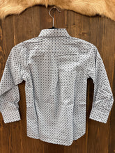 Load image into Gallery viewer, Cinch Boys Light Blue Printed Longsleeve Button Up