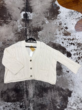 Load image into Gallery viewer, Women’s By Together Cream Button Up Cardigan Sweater