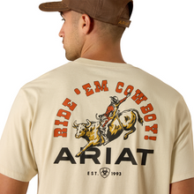 Load image into Gallery viewer, Men’s Ariat Ride Em Cowboy Natural T Shirt