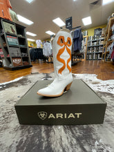 Load image into Gallery viewer, Ariat Woman’s Ivory/Orange Beaux boot