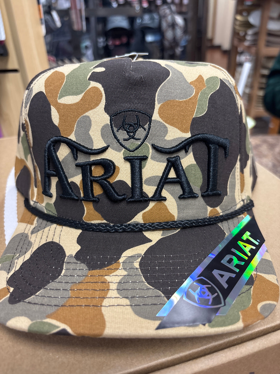 Ariat Camo Hat.