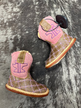 Load image into Gallery viewer, Infants Tin Haul Brown/Pink Cowgirl Twister/Pony Sole