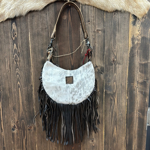 STS Cowhide Nellie Fringe Bag.