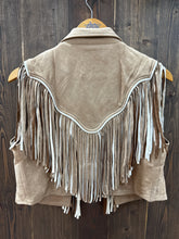 Load image into Gallery viewer, Brown Fringe Vest