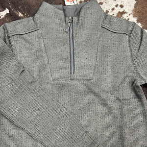 Women’s Charcoal 1/4 Zip Sweater