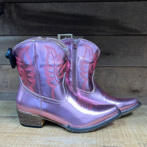 Women’s Metallic Pink Boot