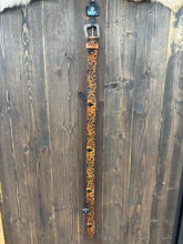 Load image into Gallery viewer, Men’s Hooey Gambler Brown Leather Belt w/ Black Painted Accents