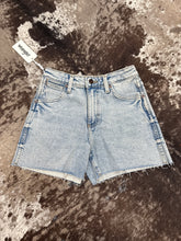 Load image into Gallery viewer, Women’s Wrangler Light Wash High Rise Cowboy Short