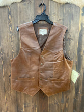 Load image into Gallery viewer, Men’s Deep Brown Leather Vest