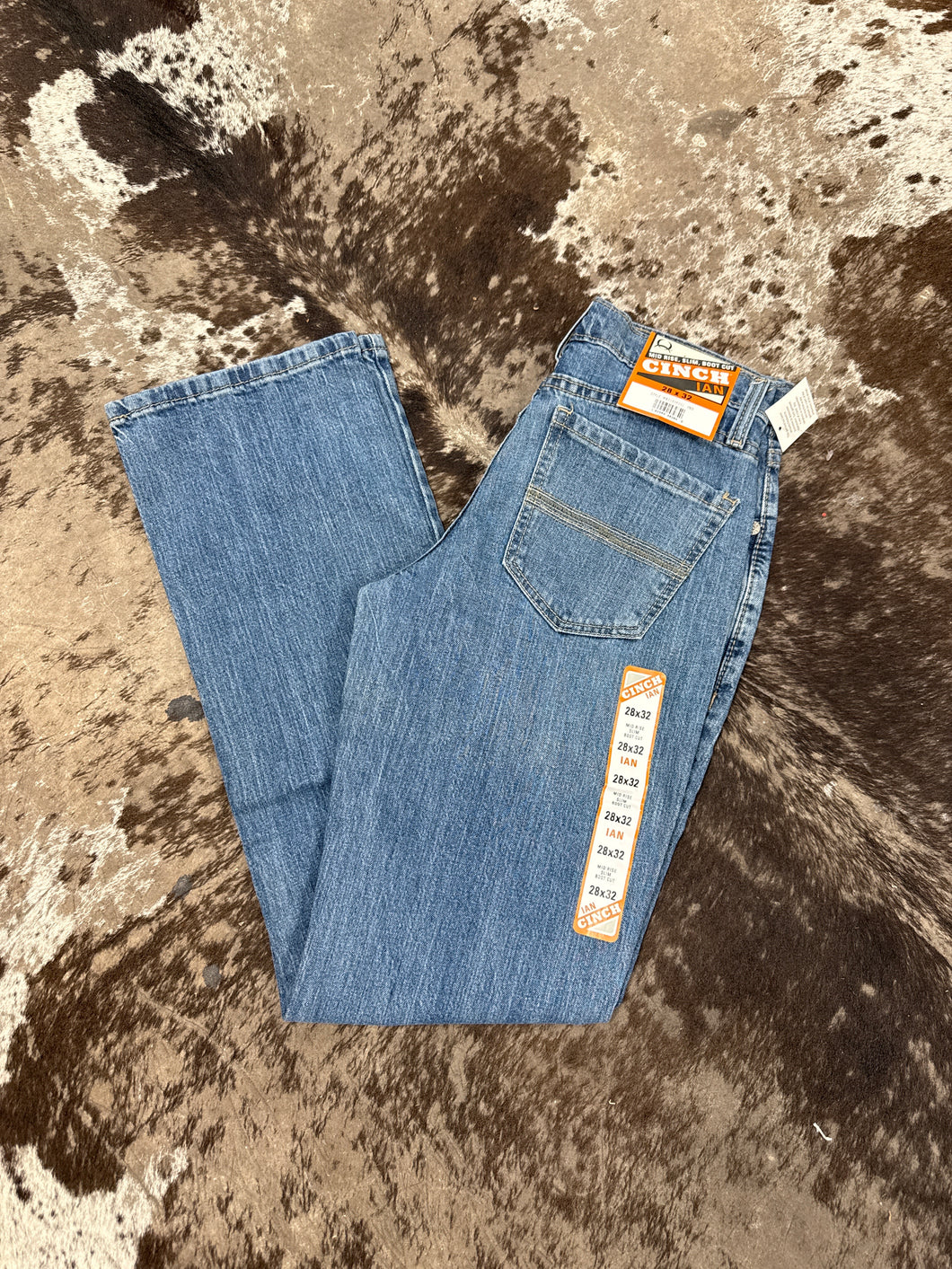 Men’s Cinch Ian Light Wash Slim Bootcut Jean