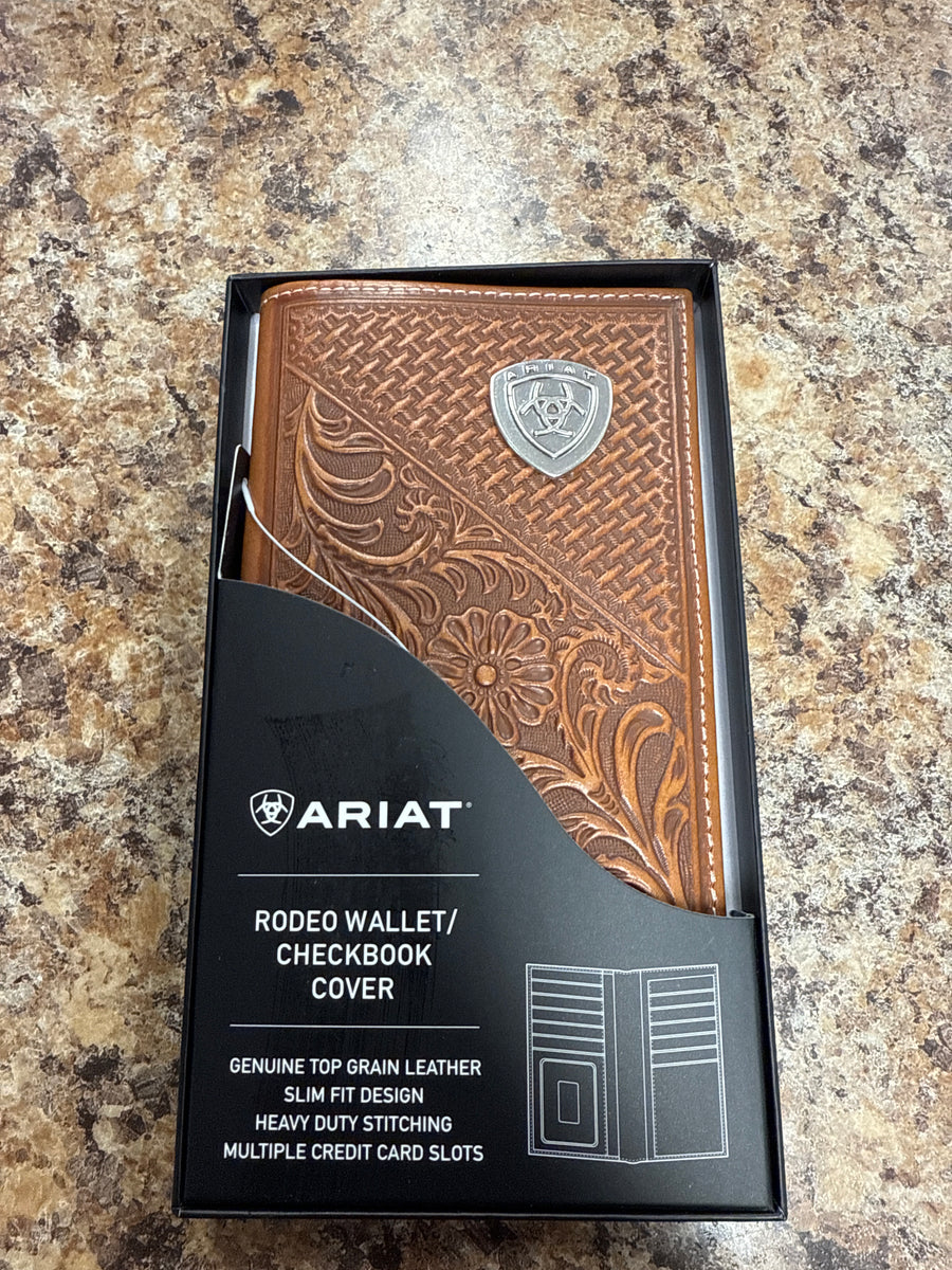 Ariat Tooled Leather Rodeo Wallet – Rustic Soul