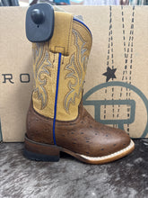 Load image into Gallery viewer, Little Kids Roper Brown Quill Boot