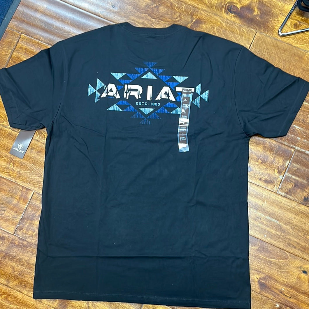 men’s ariat aztec cacti t shirt
