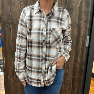 Blake Flannel Top.