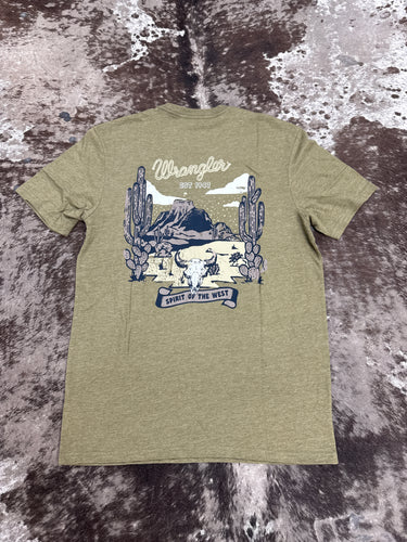 Men’s Wrangler Desert Green Tee