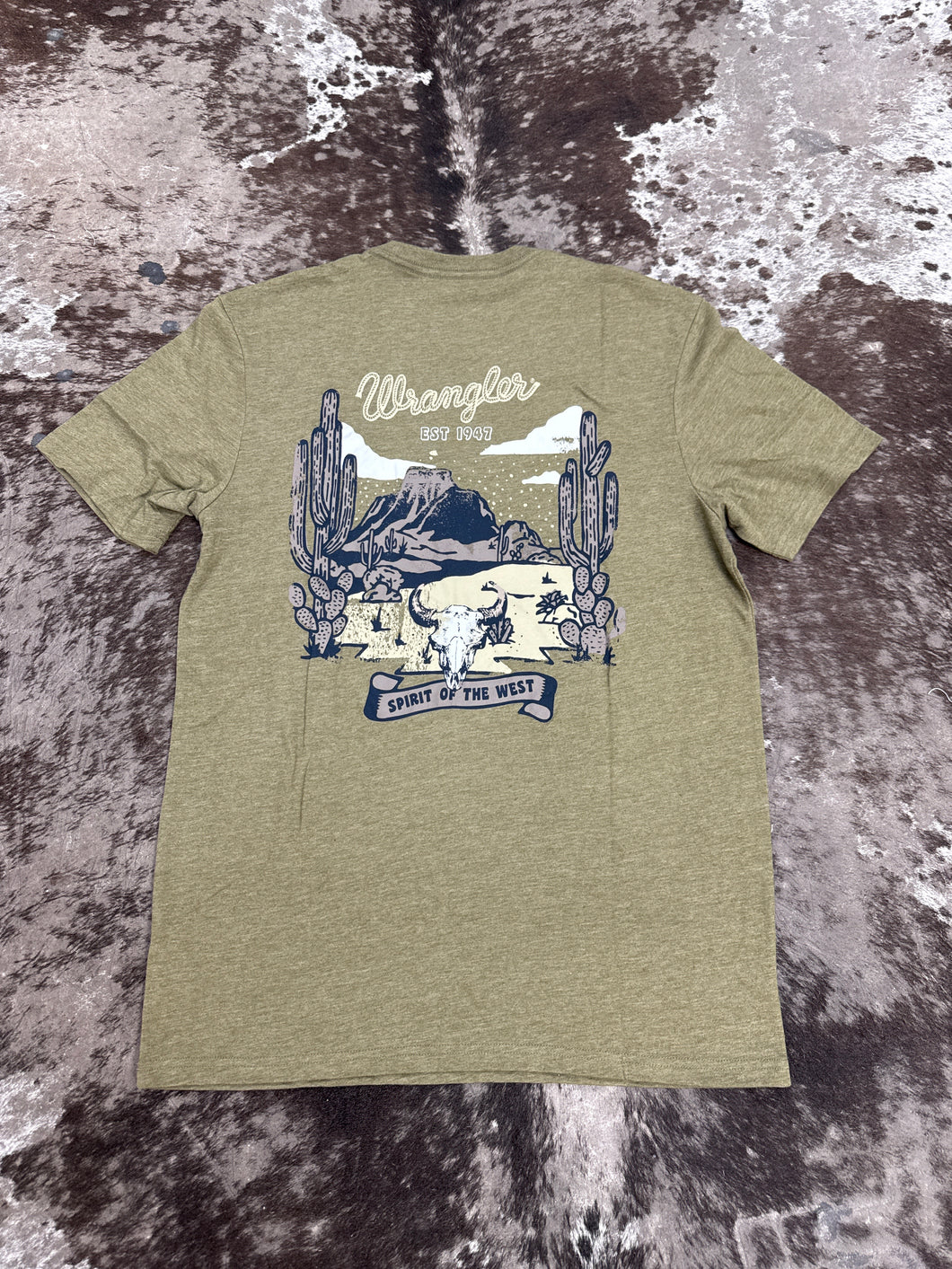 Men’s Wrangler Desert Green Tee