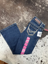 Load image into Gallery viewer, Girls Rock &amp; Roll Petal Stitch Mid Rise Boot Cut Jeans