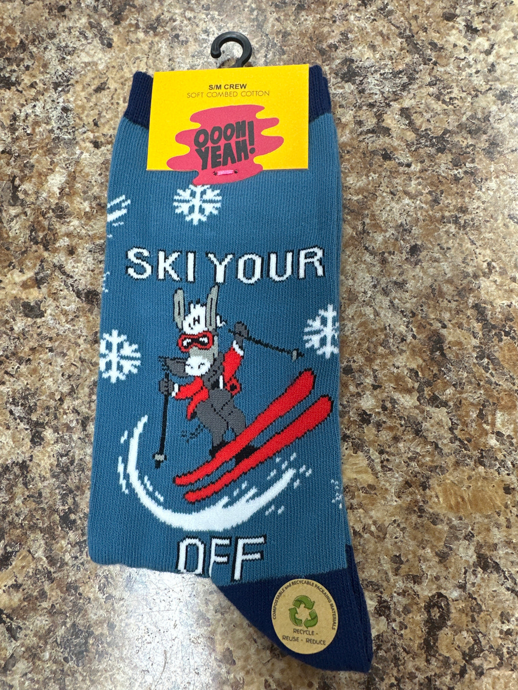 Unisex “Ski Off” Socks.