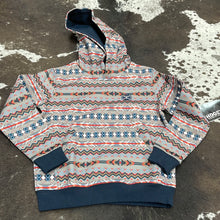 Load image into Gallery viewer, “Mesa” Hooey Youth Men’s Multi Color Aztec Hoody with Pattern All Over