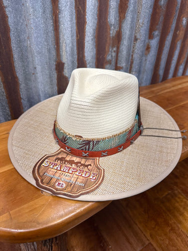 Stampede Two-Tone “Tucson” Straw Hat
