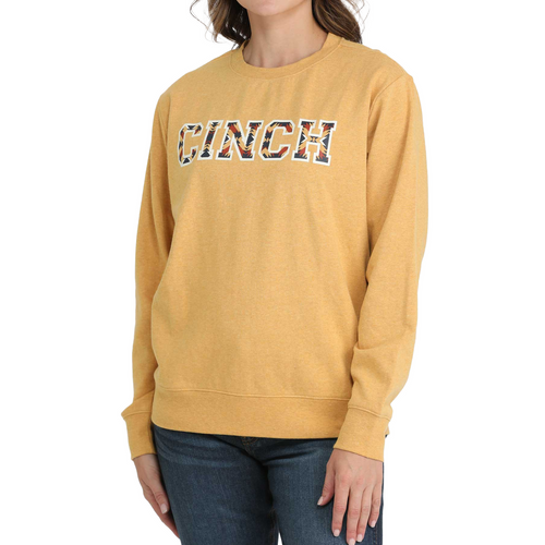 Cinch Women’s Gold Sweatshirt.