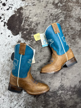 Load image into Gallery viewer, Little Kids Brown Brown Bronc Rider Boot