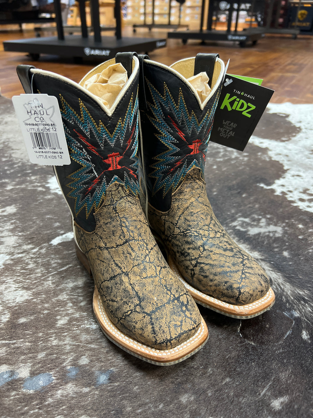 Boy’s Tin Haul Elephants Never Forget Boot