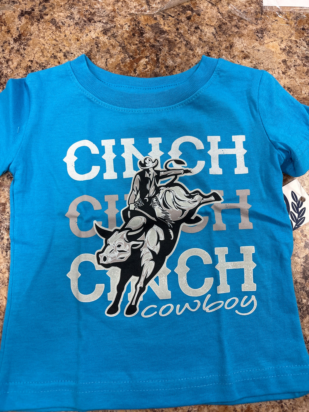 Cinch Boys Blue Graphic Tee.
