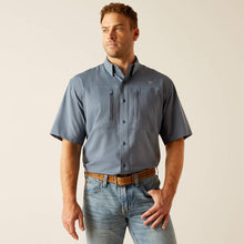 Load image into Gallery viewer, Ariat Mens Newsboy Blue Pro Series VentTEK Shirt.