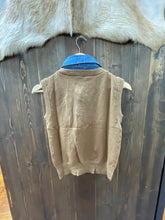 Load image into Gallery viewer, Denim Tie Neck Sleeveless Coco Knit Top