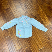 Load image into Gallery viewer, Wrangler x Barbie Girl’s Woven Button Up