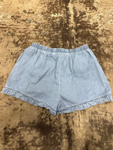 Load image into Gallery viewer, Denim Ruffle Hem Shorts