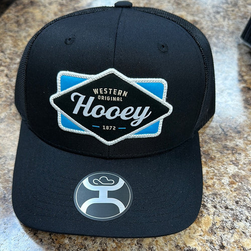 Diamond Hooey Black 6 Panel Hat.