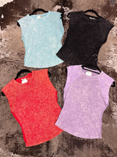 Load image into Gallery viewer, Women’s Ribbed Sleeveless Tee
