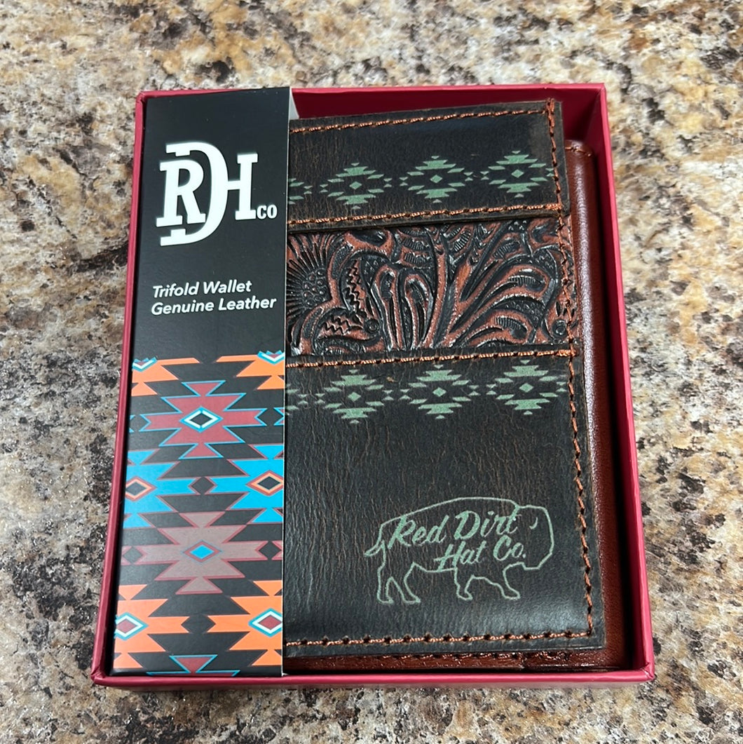 Red Dirt Hat Co. Tooled Wallet