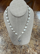 Load image into Gallery viewer, Pink Panache Austrian Crystal Woven Teardrop Necklace