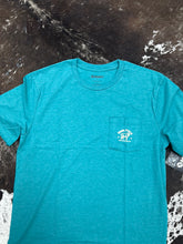 Load image into Gallery viewer, Men’s Teal Rank Stock Tee.
