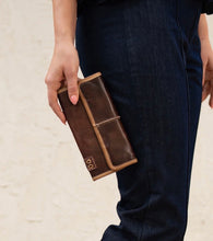 Load image into Gallery viewer, Bed Stu Canton Teak Oats Rustic Wallet