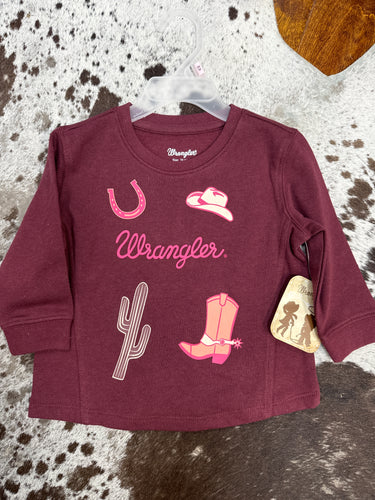 Wrangler Baby Maroon Sweatshirt