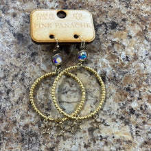 Load image into Gallery viewer, Hoops w/ Star Earrings.