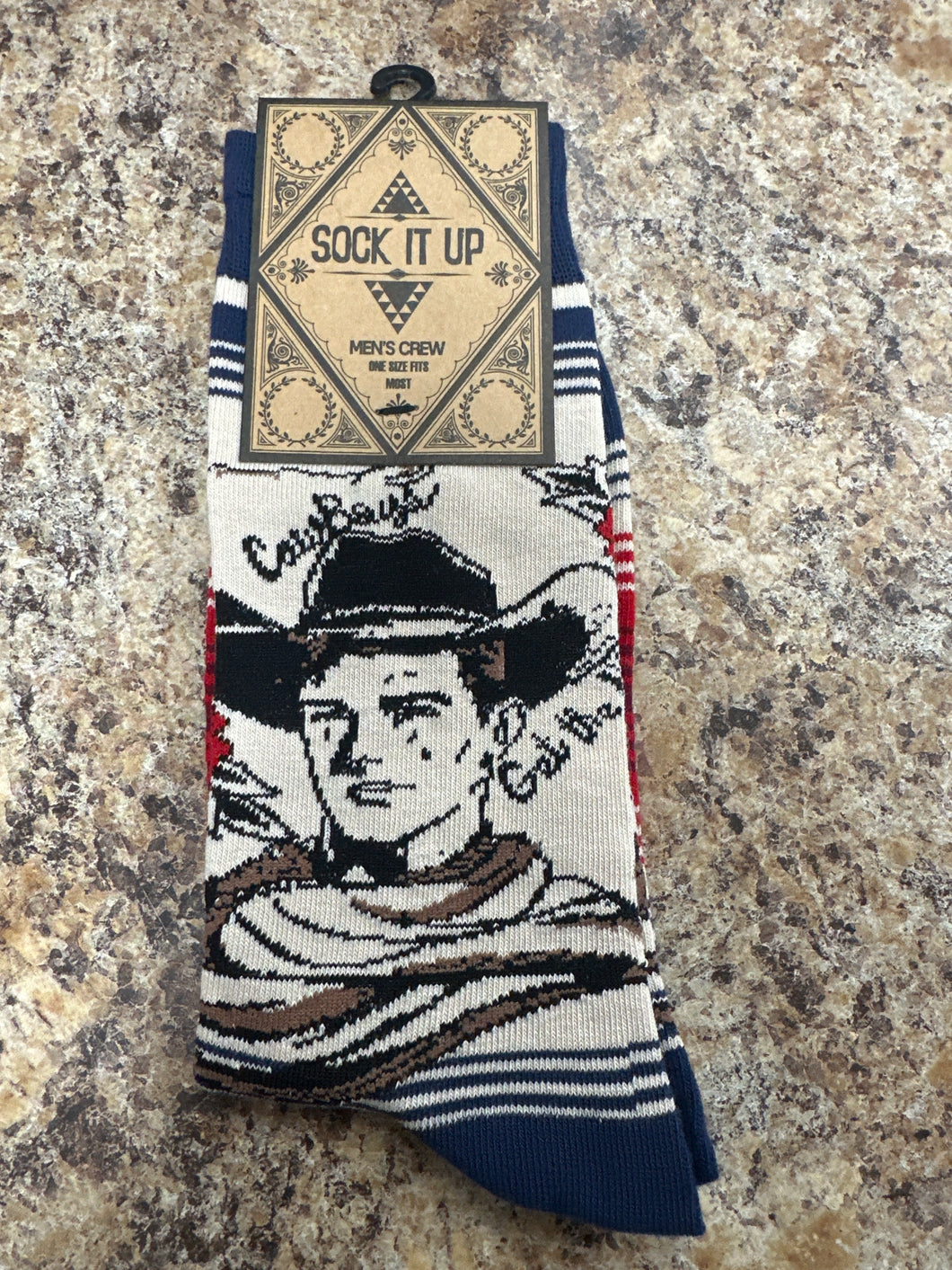 Men’s “Cowboys Cry” Crew Socks.