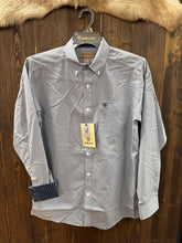 Load image into Gallery viewer, Ariat Men’s WF Skyway Micro Plaid Sampson LS Button Up