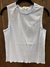 Load image into Gallery viewer, Women’s Wishlist Lace Trim Ribbed Tank Top