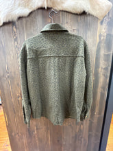 Load image into Gallery viewer, Button Down Snap Brushed Animal Print Shacket