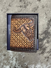 Load image into Gallery viewer, 3D Skull Tri-Fold Wallet