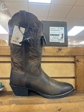 Load image into Gallery viewer, Brown Heritage Western Round Toe