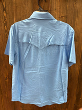 Load image into Gallery viewer, Men’s Rock And Roll Olive Short Sleeve Button Up