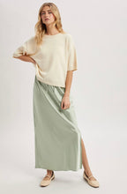 Load image into Gallery viewer, Wishlist Woman’s Satin Midi Skirt With Side Slit