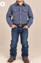 Load image into Gallery viewer, Boys Wrangler Dice LS Snap